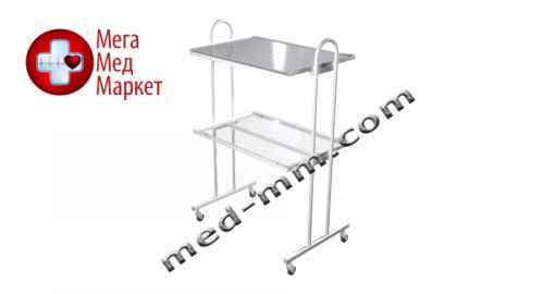 Купить Столик інструментальний CI-2 (нерж.сталь/скло) цена, характеристики, отзывы